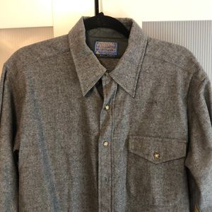 Pendleton Wool Flannel w/ Elbow Pads - L